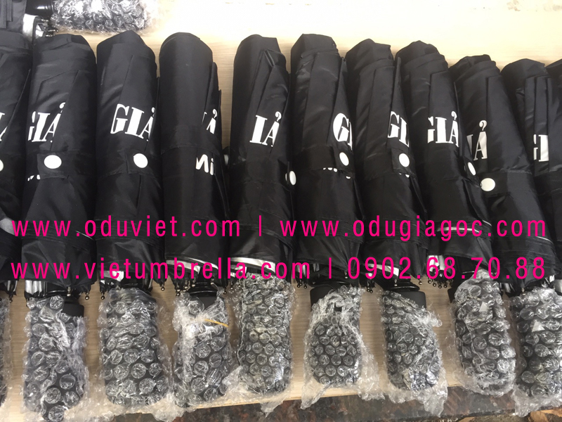 xưởng sản xuất ô dù cầm tay in logo quảng cáo